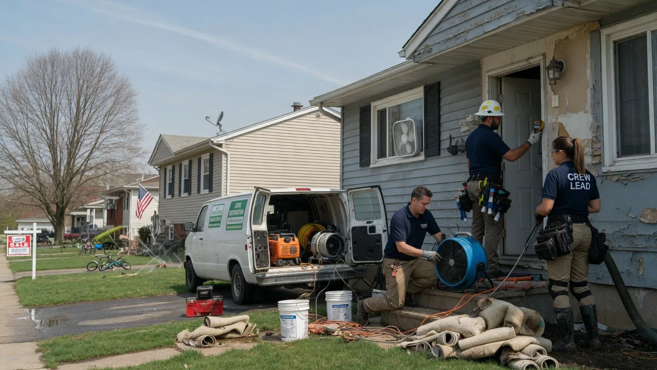 Flood Cleanup in Huntsville, OH near me
