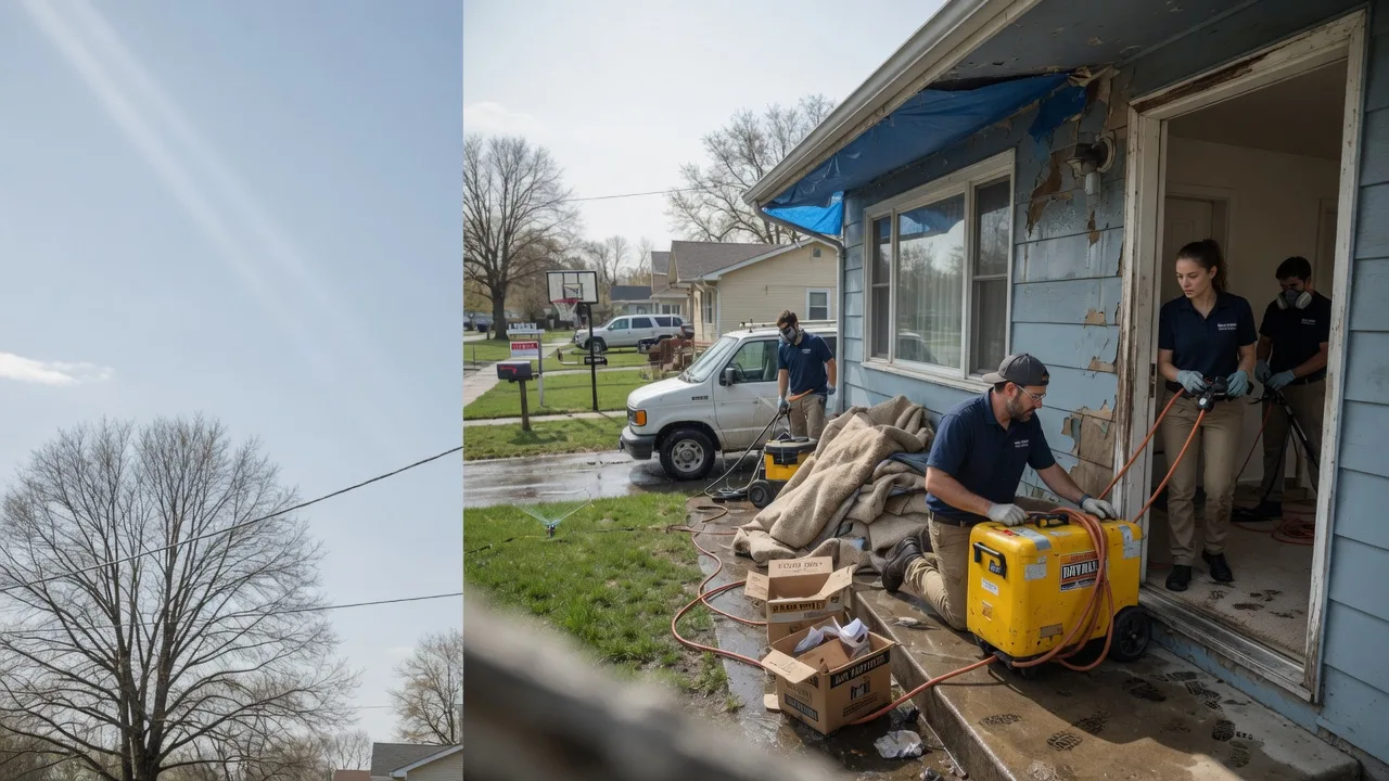 Basement Flood Cleanup in Huntsville, OH near me